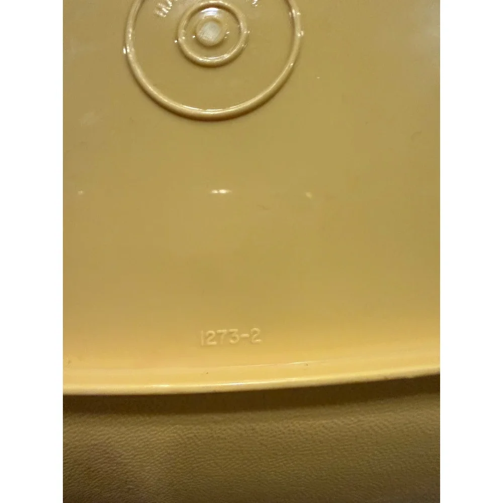 Tupperware Vintage Vegetable Steamer Server Harvest Gold 3 Piece Set 1273 1274